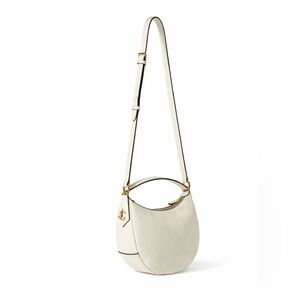 Jimmy choo Chic White Leather small hobo top handle Crossbody bag